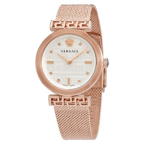 Versace Meander Quartz White Dial Ladies Watch VELW00620